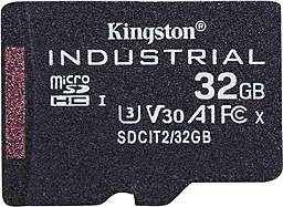 Карта пам'яті Kingston 32 GB microSDHC UHS-I (U3) V30 A1 Industrial (SDCIT2/32GBSP)
