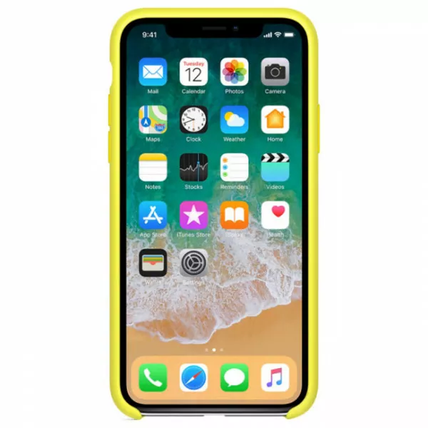 Чохол Silicone Case для Apple iPhone XR Yellow - фото 2