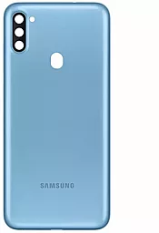 Задняя крышка корпуса Samsung Galaxy A11 A115F со стеклом камеры Original Blue