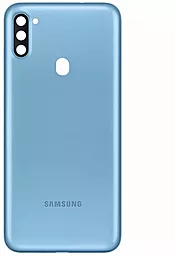 Задняя крышка корпуса Samsung Galaxy A11 A115F со стеклом камеры Original Blue - фото Задняя крышка корпуса Samsung Galaxy A11 A115F со стеклом камеры Original Blue