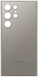 Задняя крышка корпуса Samsung Galaxy S24 Ultra S928 Original Titanium Gray - фото Задняя крышка корпуса Samsung Galaxy S24 Ultra S928 Original Titanium Gray