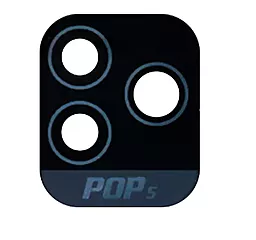 Стекло камеры Tecno Pop 5 без рамки Black