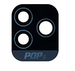 Стекло камеры Tecno Pop 5 без рамки Black - фото Стекло камеры Tecno Pop 5 без рамки Black