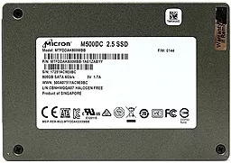 Накопичувач SSD Micron Crucial M500DC 800 GB (MTFDDAK800MBB) - фото Накопичувач SSD Micron Crucial M500DC 800 GB (MTFDDAK800MBB)