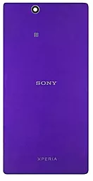 Задняя крышка корпуса Sony Xperia Z Ultra C6802 XL39h / Sony Xperia Z Ultra C6806 / Sony Xperia Z Ultra C6833 со стеклом камеры Original Purple