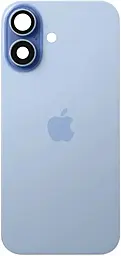 Задняя крышка корпуса Apple iPhone 17 с корпусной рамкой и беспроводной зарядкой (без шлейфа) Mist Blue - фото Задняя крышка корпуса Apple iPhone 17 с корпусной рамкой и беспроводной зарядкой (без шлейфа) Mist Blue