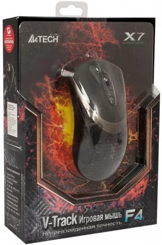 Комп'ютерна мишка A4Tech F4 Black - фото 6