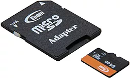 Карта пам'яті Team microSDHC 16GB Class 10 UHS-I U1 + SD-адаптер (TUSDH16GU9003)