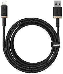 Кабель Baseus Dura Series USB-A - Ligthing 12w 2.4a 2м cable Black/Gold - фото Кабель Baseus Dura Series USB-A - Ligthing 12w 2.4a 2м cable Black/Gold