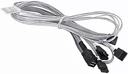 Шлейф (Кабель) Adaptec MiniSAS HD (SFF-8643) to 4xSATA 0.8m w/Sideband (2279800-R/ACK-I-HDmSAS-4SATA-SB-0.8M) сірий - фото Шлейф (Кабель) Adaptec MiniSAS HD (SFF-8643) to 4xSATA 0.8m w/Sideband (2279800-R/ACK-I-HDmSAS-4SATA-SB-0.8M) сірий
