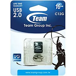 Флешка Team 16GB C12G Black USB 2.0 (TC12G16GB01) - мініатюра 3