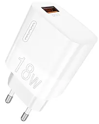 Сетевое зарядное устройство WUW C195 18w QC3.0 USB-A home charger white - фото Сетевое зарядное устройство WUW C195 18w QC3.0 USB-A home charger white