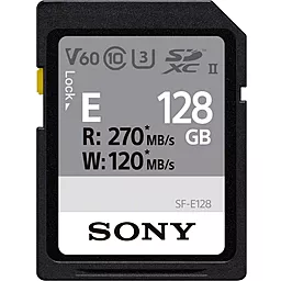 Карта пам'яті Sony SDXC 128GB Entry Class 10 UHS-II U3 V60 (SFE128.AE)