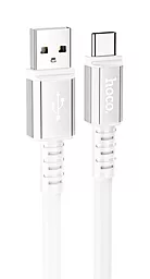 Кабель Hoco X85 Strength USB-A - Type-C 15w 3a 1м cable White - фото Кабель Hoco X85 Strength USB-A - Type-C 15w 3a 1м cable White