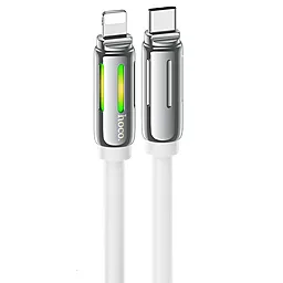 Кабель Hoco U136 Prize USB Type-C - Lightning 27w 3a 1.2м PD сable White - фото Кабель Hoco U136 Prize USB Type-C - Lightning 27w 3a 1.2м PD сable White