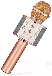 Безпровідний мікрофон для караоке Wester WS-858 Rose Gold - мініатюра 2