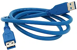 Кабель (шлейф) Voltronic USB 3.0 AM/AM 1м синий (YT-3.0AM+AM-1.0) - фото Кабель (шлейф) Voltronic USB 3.0 AM/AM 1м синий (YT-3.0AM+AM-1.0)