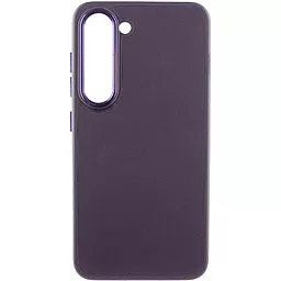 Чехол Epik Bonbon Leather Metal Style для Samsung Galaxy S23+ Dark Purple