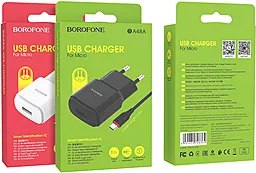 Сетевое зарядное устройство Borofone BA48A Orion 2.1a home charger + micro USB cable white - миниатюра 5 Сетевое зарядное устройство Borofone BA48A Orion 2.1a home charger + micro USB cable white - миниатюра 5