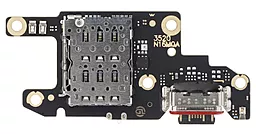 Нижняя плата Xiaomi Redmi Note 13 Pro 5G / Poco X6 с разъемом зарядки, с микрофоном