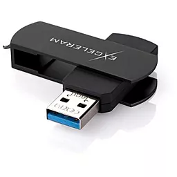 Флешка Exceleram 32GB P2 Series USB 3.1 Gen 1 (EXP2U3BB32) Black - фото Флешка Exceleram 32GB P2 Series USB 3.1 Gen 1 (EXP2U3BB32) Black