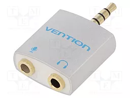 Аудио переходник Vention 2x Jack 6.35 mm - mini Jack 3.5 mm F/M gray (BDBW0)