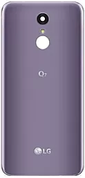 Задня кришка корпусу LG Q7 Dual Q610NM зі склом камери Lavender Violet - фото Задня кришка корпусу LG Q7 Dual Q610NM зі склом камери Lavender Violet