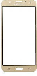 Корпусное стекло дисплея Samsung Galaxy J7 J700H, J700F, J700M 2015 Gold - фото Корпусное стекло дисплея Samsung Galaxy J7 J700H, J700F, J700M 2015 Gold