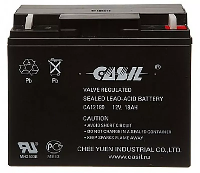 Аккумуляторная батарея Casil 12V 18Ah (CA12180) - фото 2