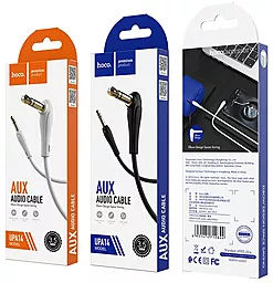Аудио кабель Hoco UPA14 AUX mini Jack 3.5mm M/M Cable 1 м black - миниатюра 6