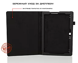 Чехол для планшета BeCover Slimbook case для Lenovo Tab 2 A10-70L Black (700580) - миниатюра 3