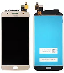 Дисплей Motorola Moto G5S Plus (XT1803, XT1804, XT1805, XT1806) с тачскрином, Gold