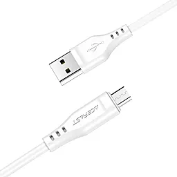 Кабель AceFast C3-09 USB-A - micro USB 12w 2.4a 1.2м cable White (AFC3-09W)