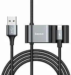 Кабель Baseus Special Backseat USB-A - Lightning 12w 2.4a 1.2м cable Black (CALHZ-01) - фото Кабель Baseus Special Backseat USB-A - Lightning 12w 2.4a 1.2м cable Black (CALHZ-01)