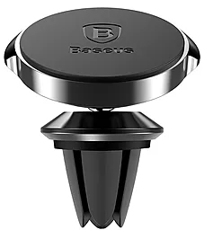 Держатель магнитный Baseus Small Ears Series Magnetic Car Air Vent Mount Black (SUER-A01) - фото Держатель магнитный Baseus Small Ears Series Magnetic Car Air Vent Mount Black (SUER-A01)