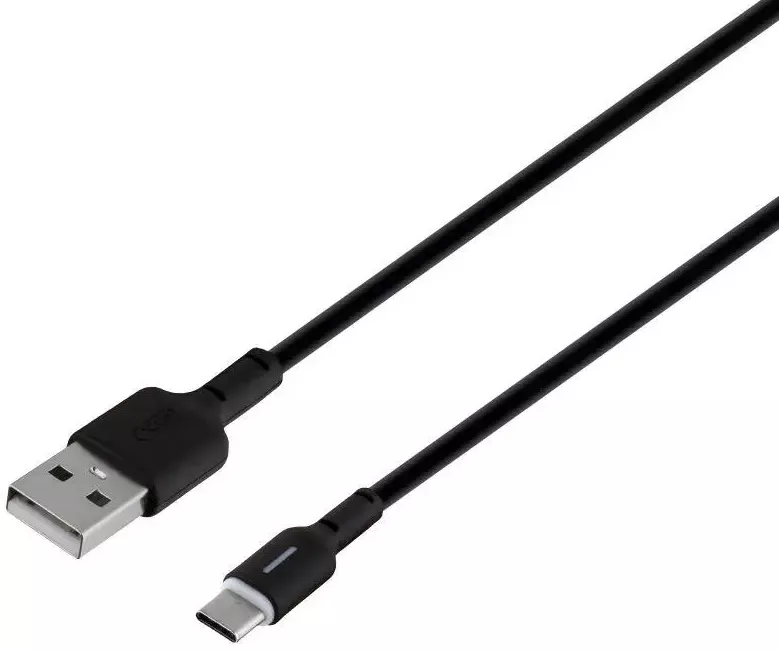Кабель XO NB112 USB-A - Type-C 15w 3a 1м cable Black - фото 2