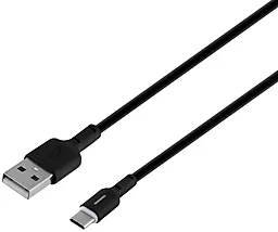 Кабель XO NB112 USB-A - Type-C 15w 3a 1м cable Black - мініатюра 2 Кабель XO NB112 USB-A - Type-C 15w 3a 1м cable Black - мініатюра 2