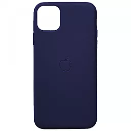 Чехол Apple Leather Case Full for iPhone 12 Pro Max Blue