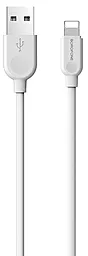Кабель USB Borofone BX14 Lightning White