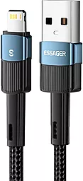 Кабель Essager Star USB-A - Lightning 12w 2.4a 2м cable Blue (EXCL-XCA03) - фото Кабель Essager Star USB-A - Lightning 12w 2.4a 2м cable Blue (EXCL-XCA03)