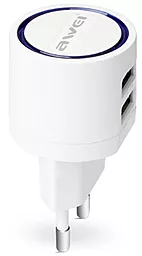 Мережевий зарядний пристрій Awei C-900 Home Charger Max 2.1A White