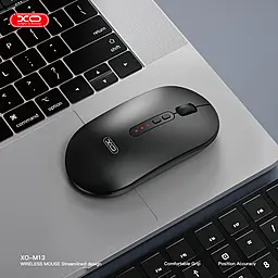 Комп'ютерна мишка XO M13 Tri-mode Bluetooth Wireless Silent Mouse Black - мініатюра 2