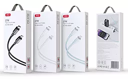 Кабель XO NB-Q250B USB Type-C - Type-C 60w 3a 1м PD cable White - миниатюра 3 Кабель XO NB-Q250B USB Type-C - Type-C 60w 3a 1м PD cable White - миниатюра 3