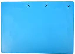 Силіконовий термостійкий килимок для пайки Aida S-140 345x245мм синій  - мініатюра 5