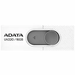 Флешка ADATA UV220 16GB USB 2.0 (AUV220-16G-RWHGY) White - фото Флешка ADATA UV220 16GB USB 2.0 (AUV220-16G-RWHGY) White