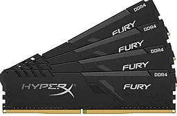 Оперативна пам'ять Kingston HyperX Fury DDR4 (4x16GB) 3200 MHz (HX432C16FB3K4/64) Black