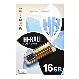 Флешка Hi-Rali Corsair Series 16GB USB 2.0 (HI-16GBCORBR) Bronze - фото Флешка Hi-Rali Corsair Series 16GB USB 2.0 (HI-16GBCORBR) Bronze
