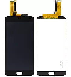 Дисплей Meizu M2 Note (M571, желтый шлейф) с тачскрином, оригинал, Black - фото Дисплей Meizu M2 Note (M571, желтый шлейф) с тачскрином, оригинал, Black