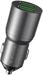 Автомобильное зарядное устройство Jellico MQC-41 2.4a 2xUSB-A ports car charger gray - фото Автомобильное зарядное устройство Jellico MQC-41 2.4a 2xUSB-A ports car charger gray