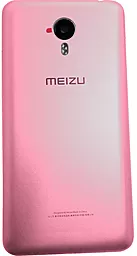 Задняя крышка корпуса Meizu M1 Meilan Metal со стеклом камеры Original Pink